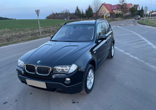 BMW X3 cena 34900 przebieg: 231000, rok produkcji 2008 z Nidzica małe 436